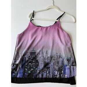 Love, Zoe Women Spaghetti straps tiered top, size L